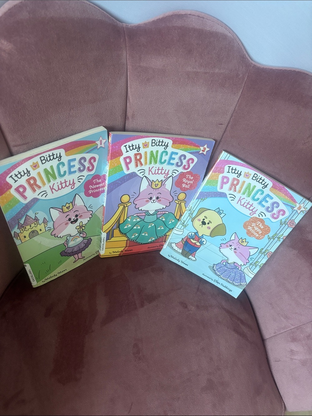 Itty Bitty Princess Kitty Book Set - Pink